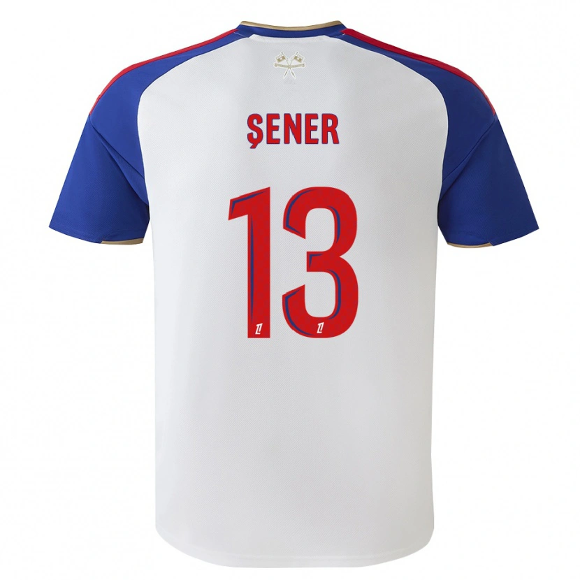 DanxenメンズHaktan Şener#13ロイヤルブルー レッド ホワイトホームシャツ2026/27ジャージーユニフォーム