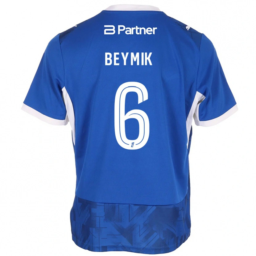 DanxenメンズAdam Beymik#6ミディアムブルー ホワイトホームシャツ2026/27ジャージーユニフォーム