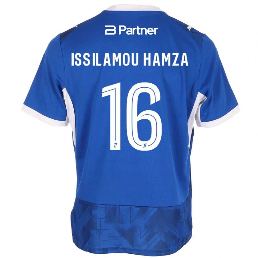 DanxenメンズFayyad Issilamou Hamza#16ミディアムブルー ホワイトホームシャツ2026/27ジャージーユニフォーム