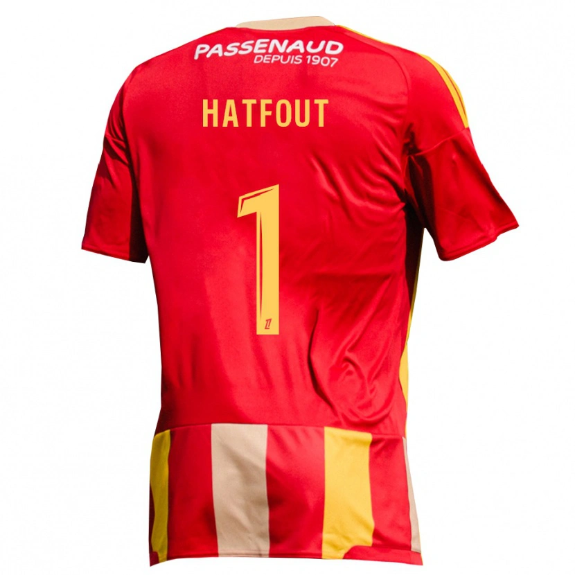 DanxenメンズEwan Hatfout#1レッド イエロー グリーンホームシャツ2026/27ジャージーユニフォーム