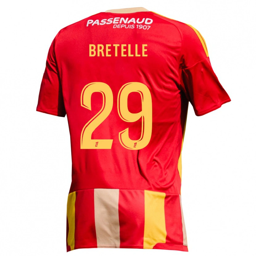 DanxenメンズLucas Bretelle#29レッド イエロー グリーンホームシャツ2026/27ジャージーユニフォーム