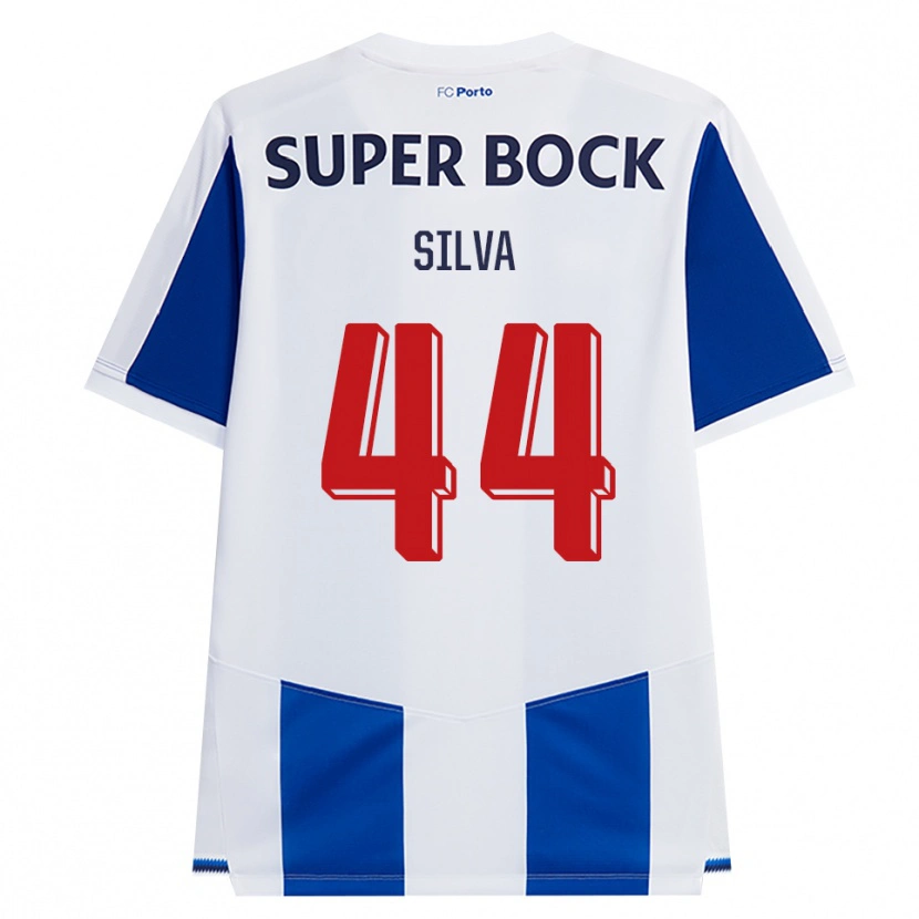 DanxenメンズFelipe Silva#44ブルー ホワイト レッドホームシャツ2026/27ジャージーユニフォーム