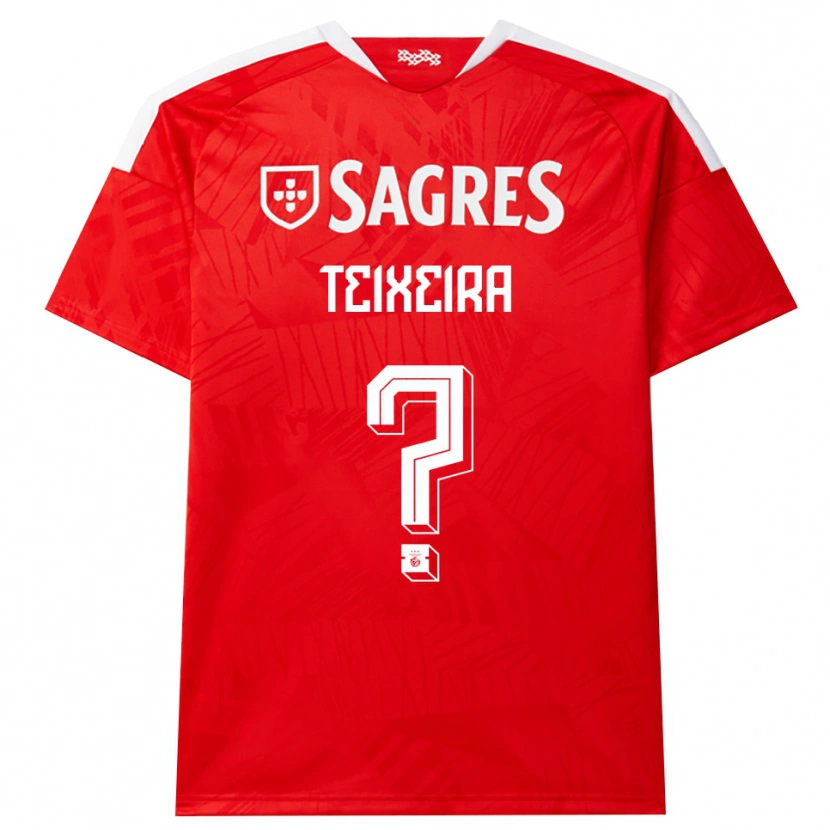DanxenメンズRicardo Teixeira#0レッド ホワイト イエローホームシャツ2026/27ジャージーユニフォーム