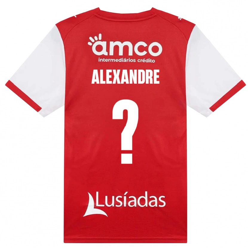DanxenメンズDaniel Alexandre#0ホワイト レッド ブラックホームシャツ2026/27ジャージーユニフォーム