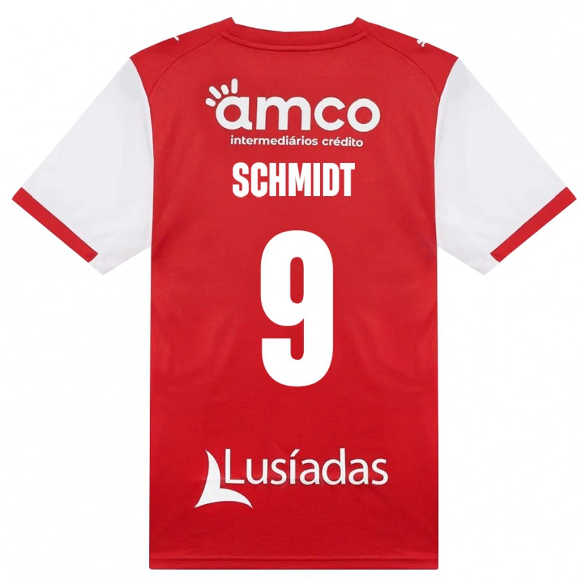 DanxenメンズMalu Schmidt#9ホワイト レッド ブラックホームシャツ2026/27ジャージーユニフォーム