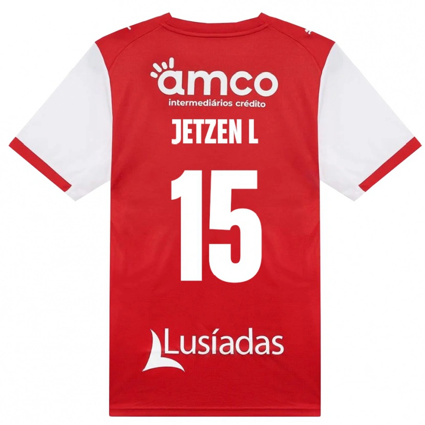 DanxenメンズJetzen Lopes#15ホワイト レッド ブラックホームシャツ2026/27ジャージーユニフォーム