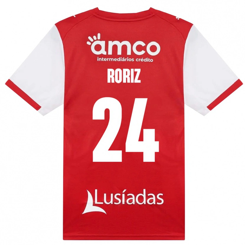 DanxenメンズMartim Roriz#24ホワイト レッド ブラックホームシャツ2026/27ジャージーユニフォーム