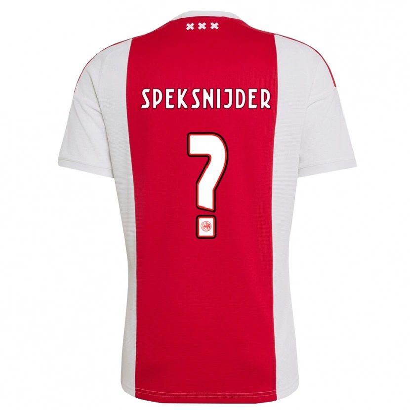DanxenメンズRico Speksnijder#0レッド ホワイト イエローホームシャツ2026/27ジャージーユニフォーム
