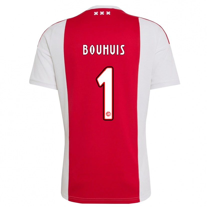 DanxenメンズJens Bouhuis#1レッド ホワイト イエローホームシャツ2026/27ジャージーユニフォーム