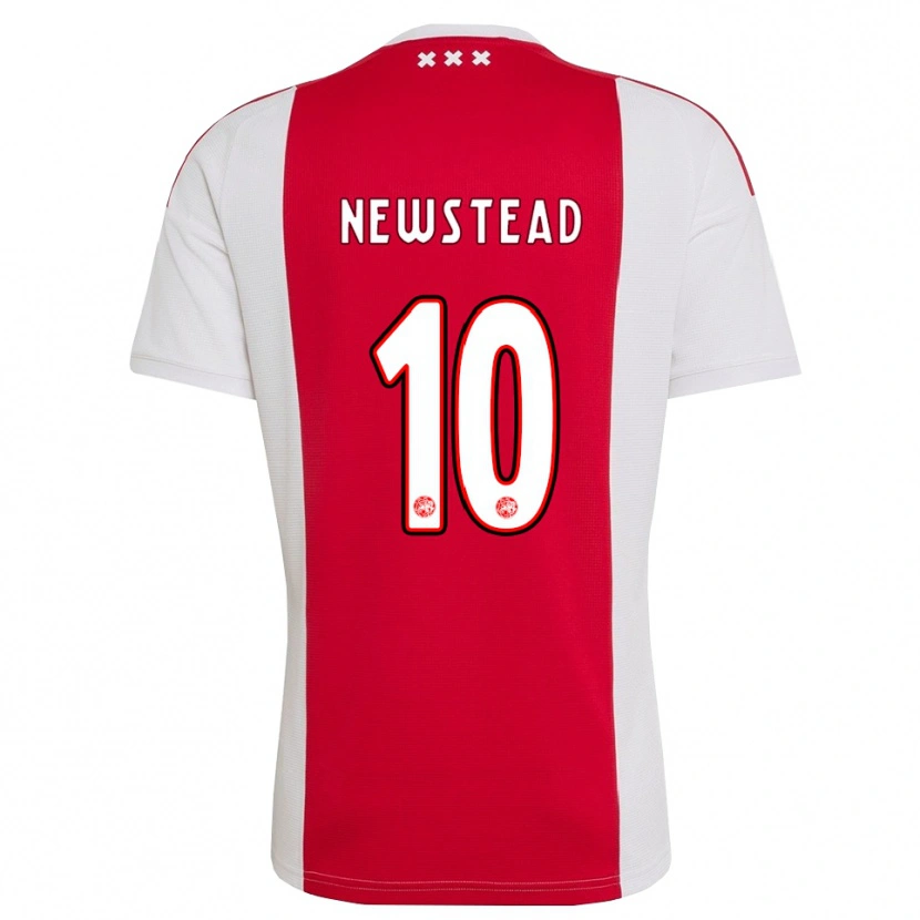 DanxenメンズXander Newstead#10レッド ホワイト イエローホームシャツ2026/27ジャージーユニフォーム