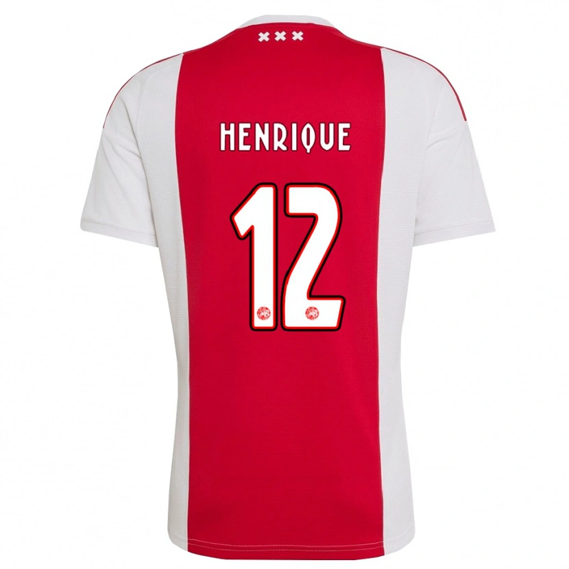 Danxenメンズカイオ・エンリケ#12レッド ホワイト イエローホームシャツ2026/27ジャージーユニフォーム
