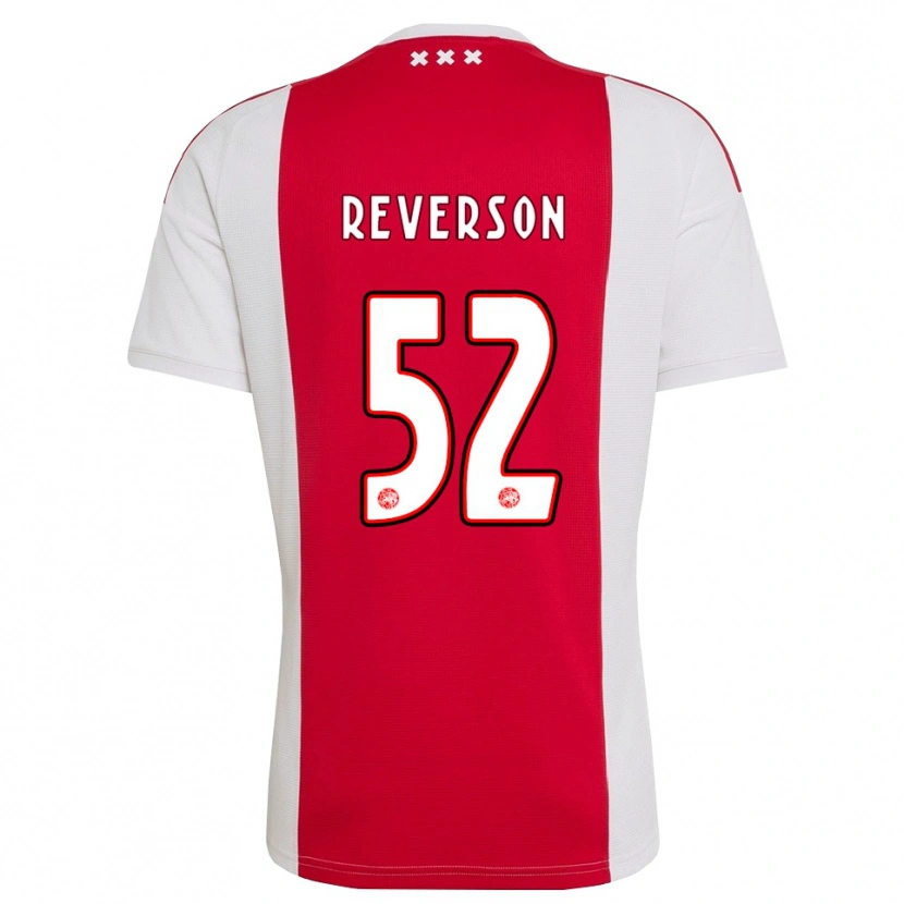 DanxenメンズPaul Reverson#52レッド ホワイト イエローホームシャツ2026/27ジャージーユニフォーム