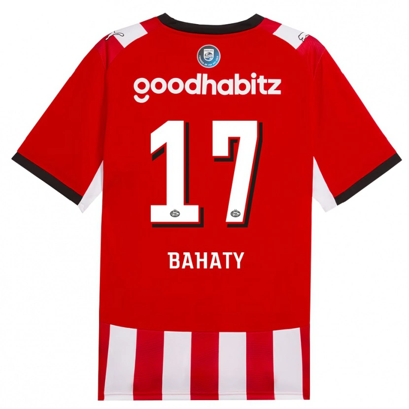 DanxenメンズManuel Bahaty#17レッド ホワイトブラックホームシャツ2026/27ジャージーユニフォーム