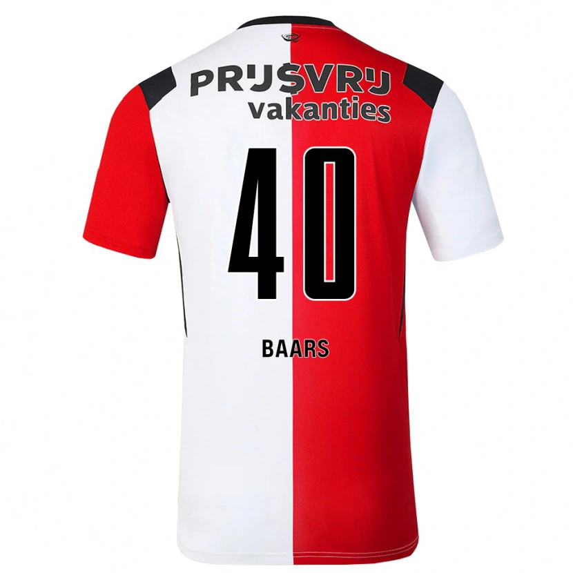 Danxenメンズガス・バース#40レッド ホワイトブラックホームシャツ2026/27ジャージーユニフォーム