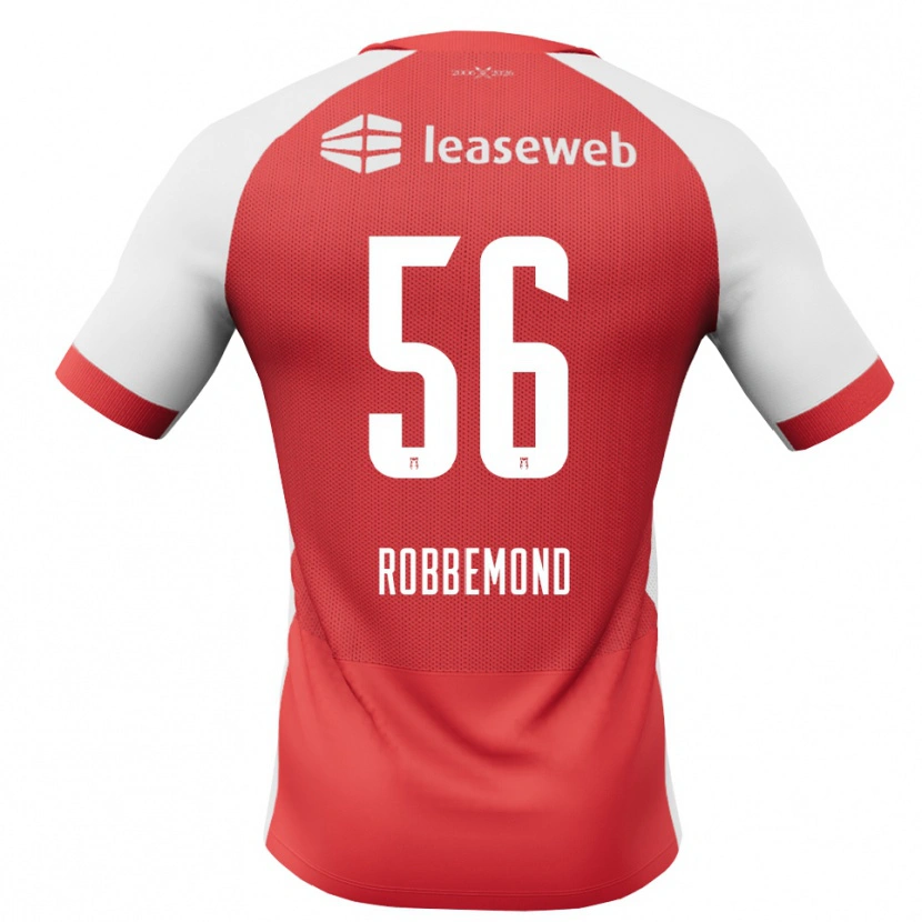 DanxenメンズRio Robbemond#56レッド ホワイトブラックホームシャツ2026/27ジャージーユニフォーム