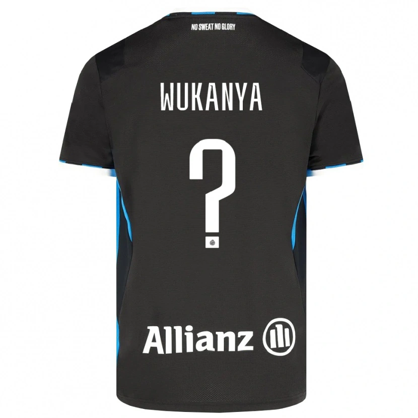 DanxenメンズStéphane Wukanya#0ブラック レッド ブルーホームシャツ2026/27ジャージーユニフォーム