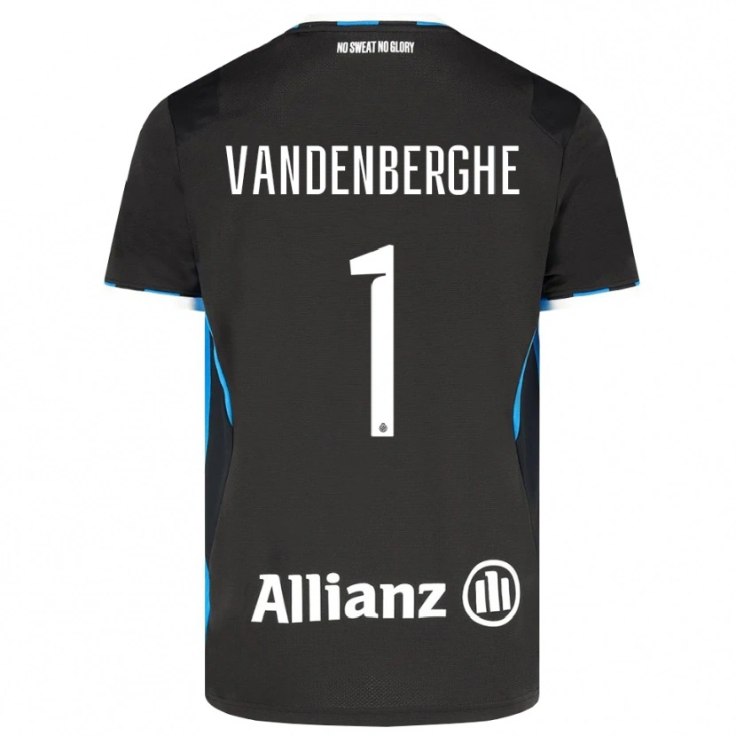 DanxenメンズXander Vandenberghe#1ブラック レッド ブルーホームシャツ2026/27ジャージーユニフォーム