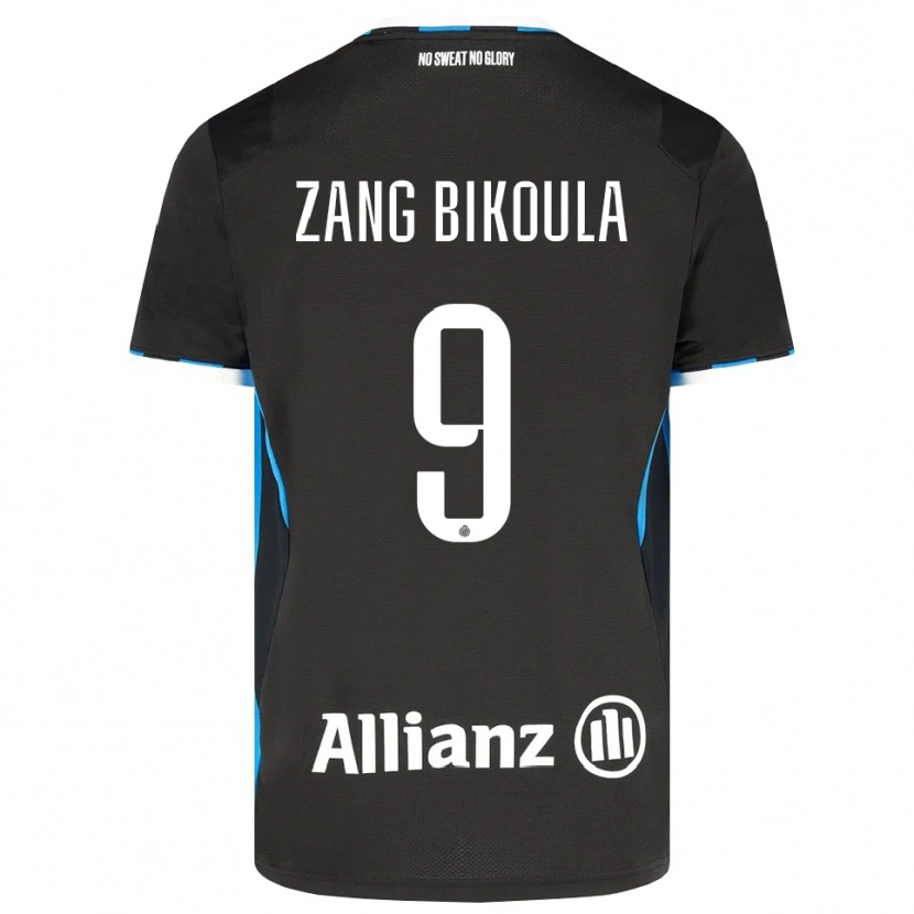 DanxenメンズVéronique Zang Bikoula#9ブラック レッド ブルーホームシャツ2026/27ジャージーユニフォーム