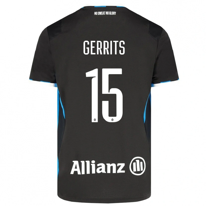 DanxenメンズMelanie Gerrits#15ブラック レッド ブルーホームシャツ2026/27ジャージーユニフォーム