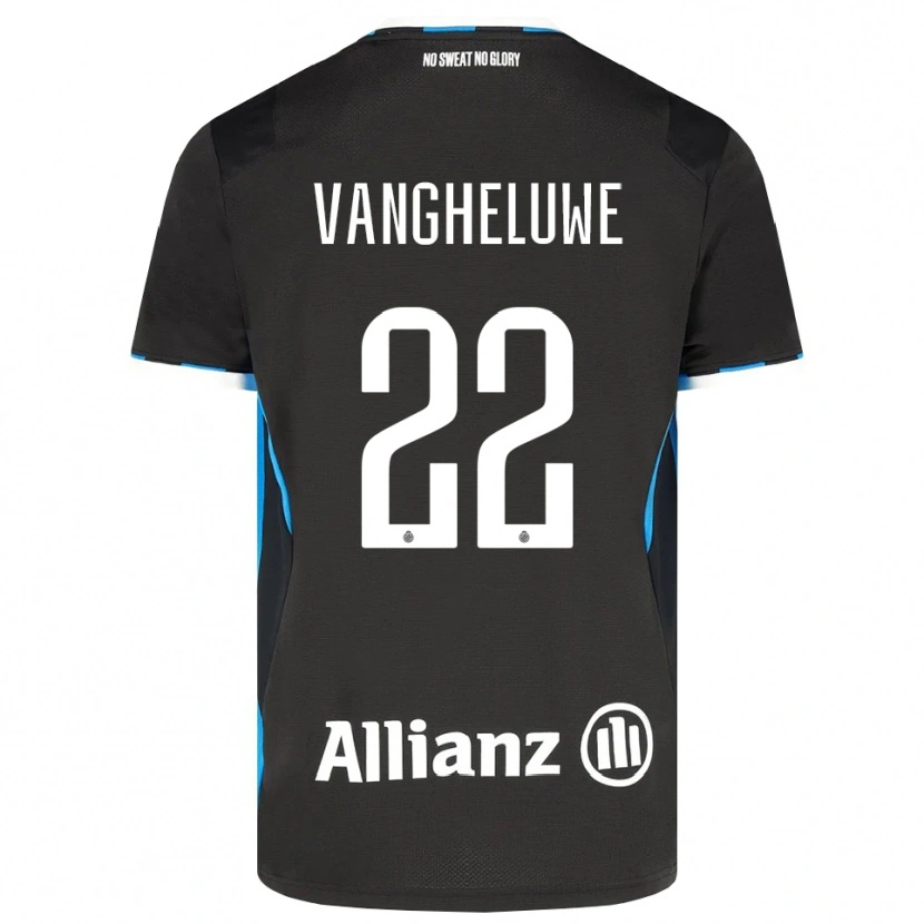 DanxenメンズJody Vangheluwe#22ブラック レッド ブルーホームシャツ2026/27ジャージーユニフォーム