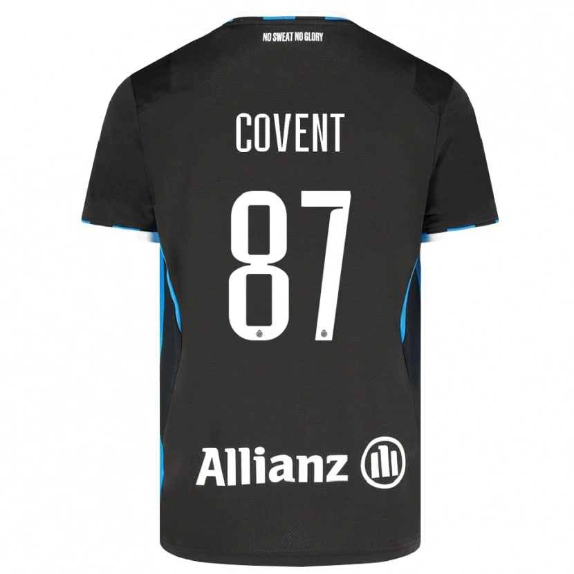 DanxenメンズJorijn Covent#87ブラック レッド ブルーホームシャツ2026/27ジャージーユニフォーム
