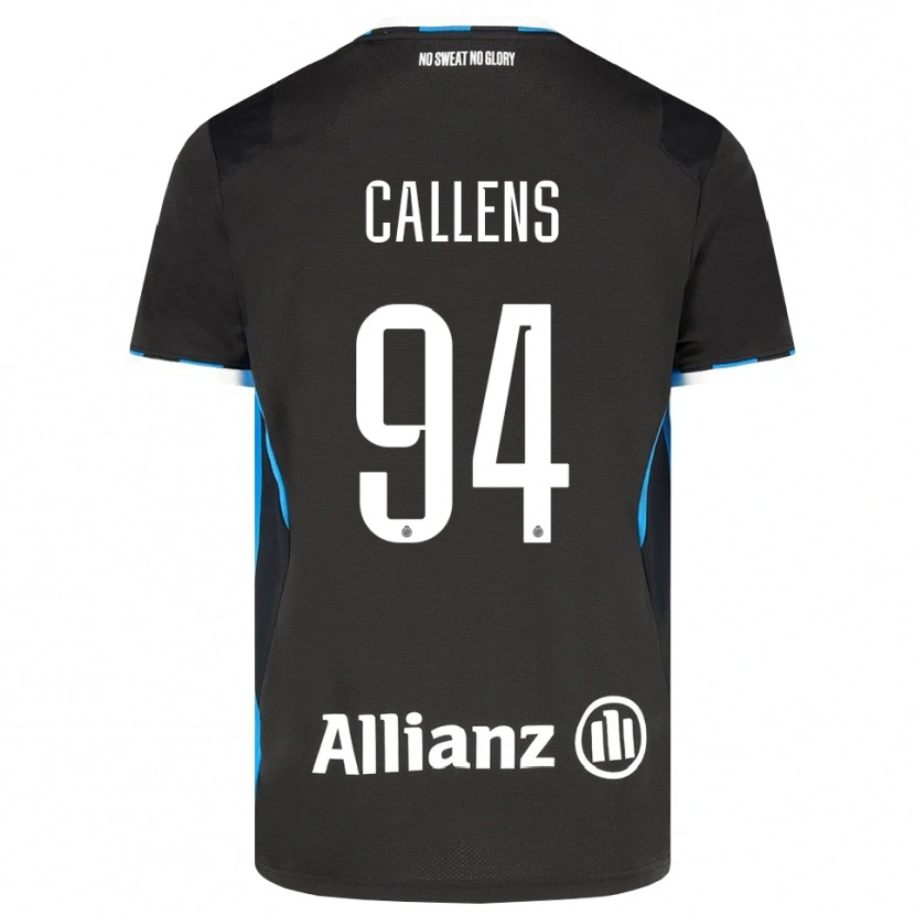 DanxenメンズEmiel Callens#94ブラック レッド ブルーホームシャツ2026/27ジャージーユニフォーム