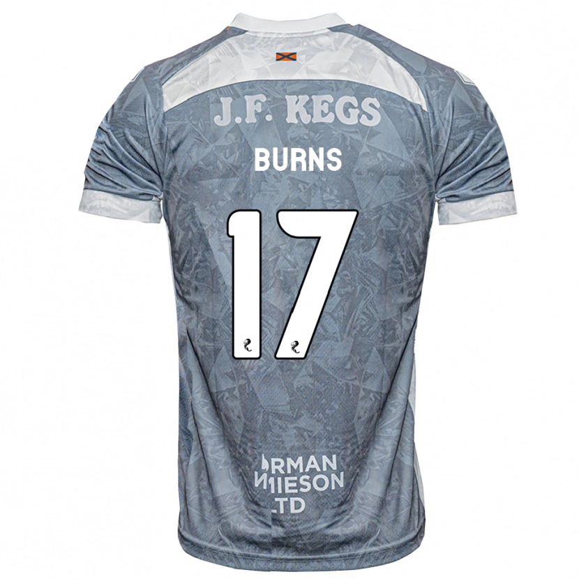 DanxenメンズMegan Burns#17ライトスレートグレーアウェイシャツ2026/27ジャージーユニフォーム