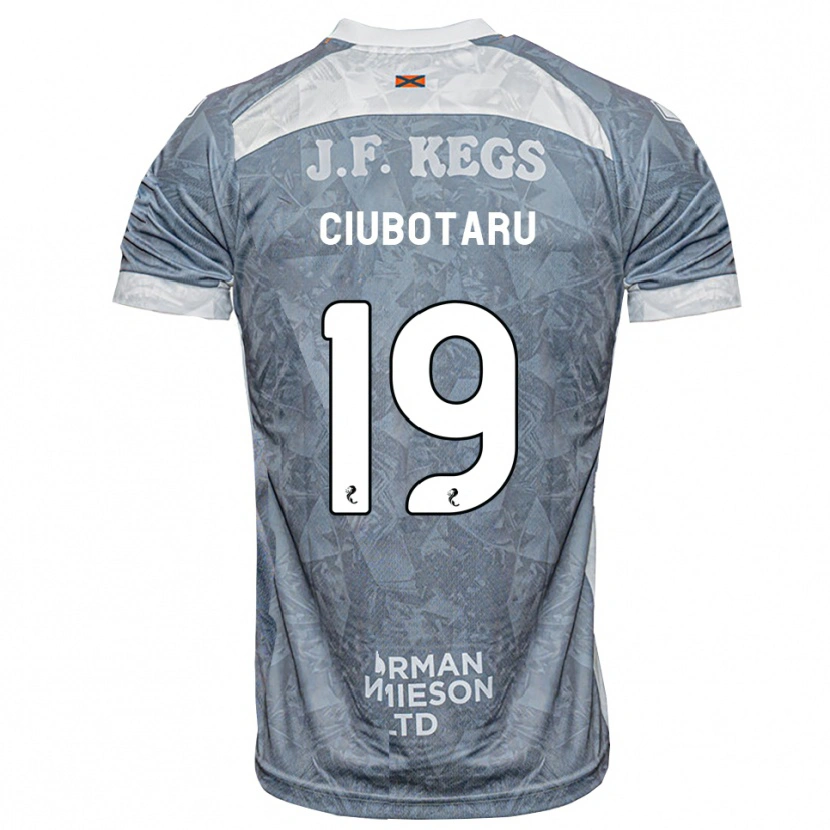 DanxenメンズKevin Ciubotaru#19ライトスレートグレーアウェイシャツ2026/27ジャージーユニフォーム
