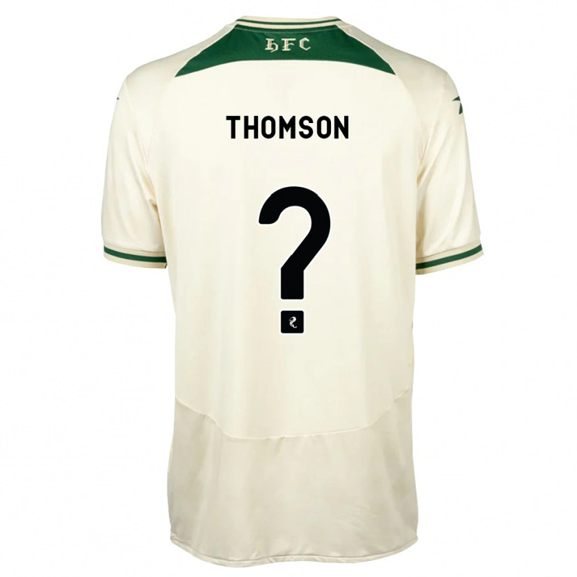 DanxenメンズJackson Thomson#0白フォレストグリーンアウェイシャツ2026/27ジャージーユニフォーム