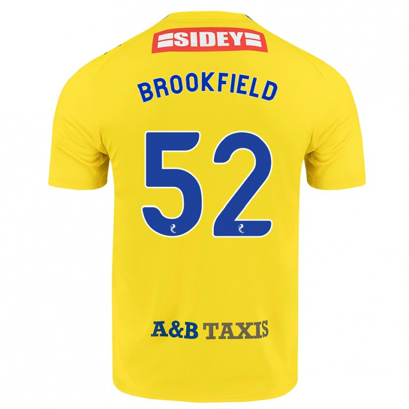 DanxenメンズArran Brookfield#52黄 青 黒アウェイシャツ2026/27ジャージーユニフォーム