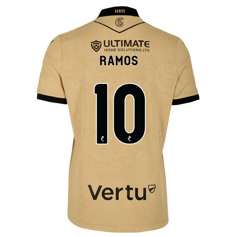 DanxenメンズSamuel Ramos#10バーリーウッド 黒アウェイシャツ2026/27ジャージーユニフォーム