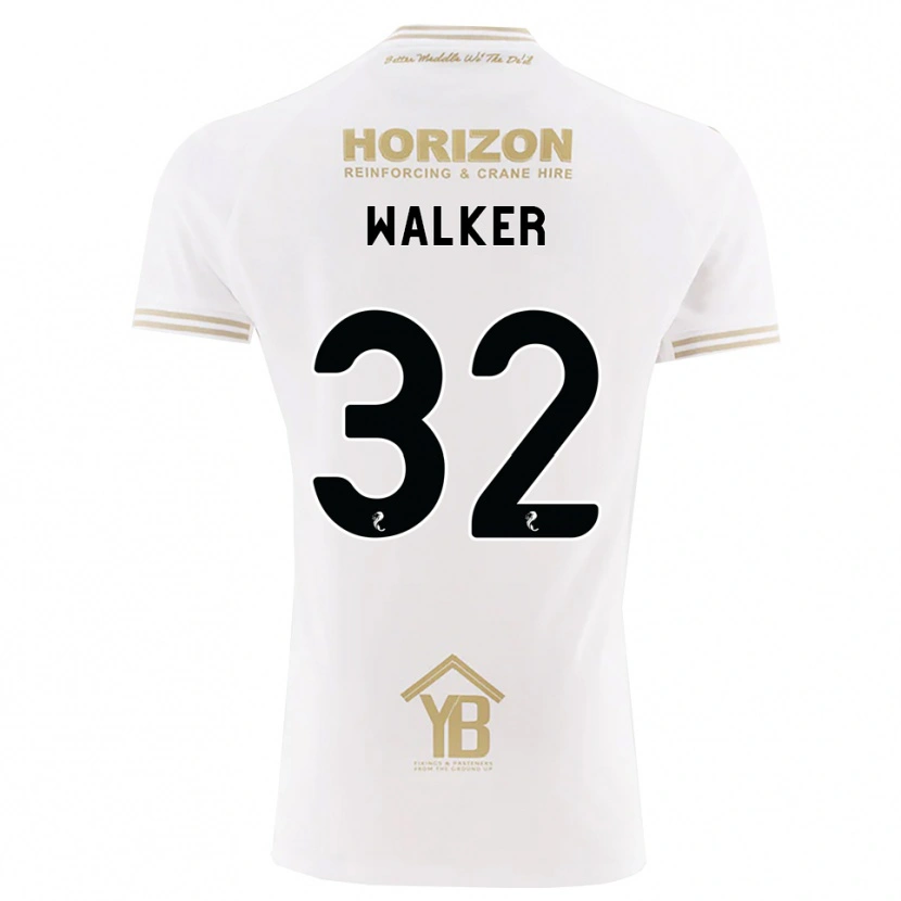 DanxenメンズRhys Walker#32ウィート 白アウェイシャツ2026/27ジャージーユニフォーム