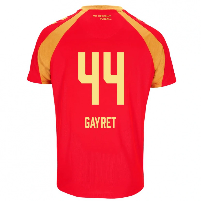 DanxenメンズTimur Gayret#44レッド オレンジ ブラックアウェイシャツ2026/27ジャージーユニフォーム