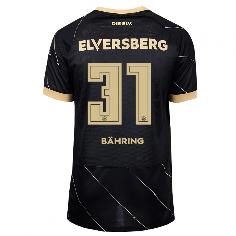 DanxenメンズFynn Bähring#31ブラック ブラウンアウェイシャツ2026/27ジャージーユニフォーム