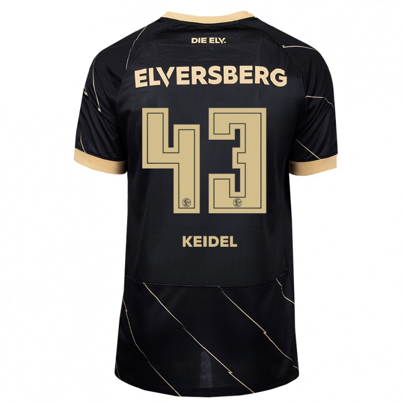 DanxenメンズFelix Keidel#43ブラック ブラウンアウェイシャツ2026/27ジャージーユニフォーム