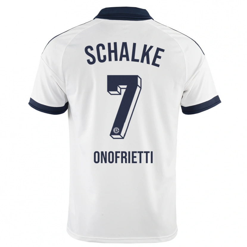 DanxenメンズVincenzo Onofrietti#7ブラック ホワイトアウェイシャツ2026/27ジャージーユニフォーム
