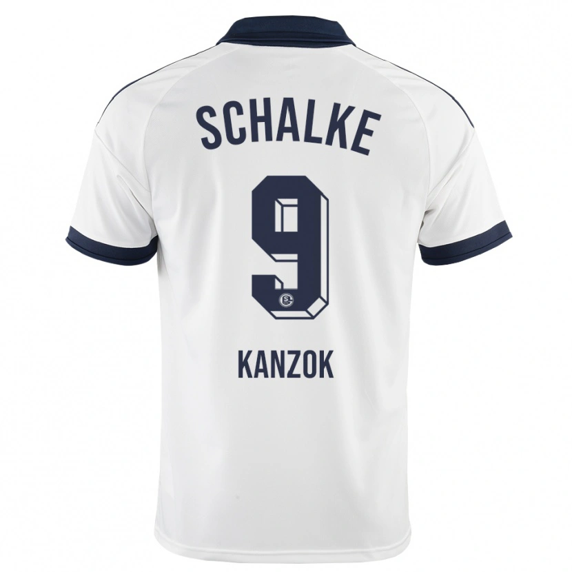 DanxenメンズPhilipp Kanzok#9ブラック ホワイトアウェイシャツ2026/27ジャージーユニフォーム