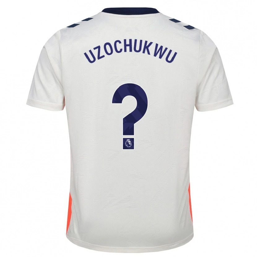 DanxenメンズDaniel Uzochukwu#0ホワイト オレンジ ロイヤルブルーアウェイシャツ2026/27ジャージーユニフォーム