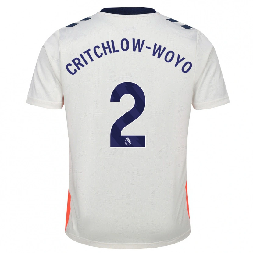DanxenメンズTionne Critchlow-Woyo#2ホワイト オレンジ ロイヤルブルーアウェイシャツ2026/27ジャージーユニフォーム