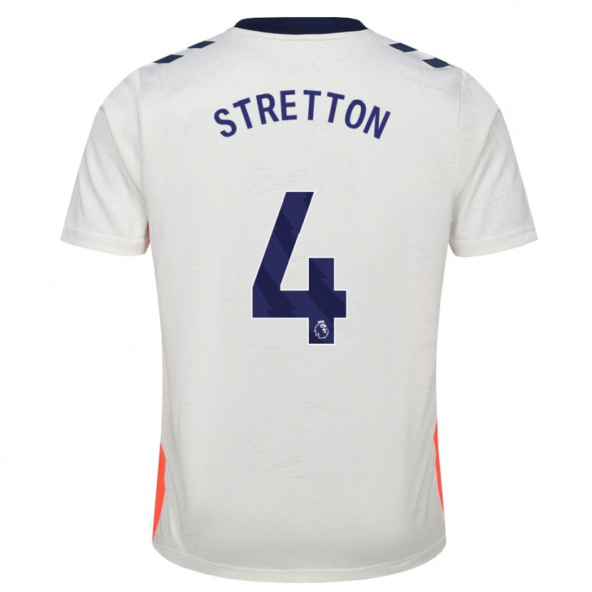 DanxenメンズMackenzie Stretton#4ホワイト オレンジ ロイヤルブルーアウェイシャツ2026/27ジャージーユニフォーム