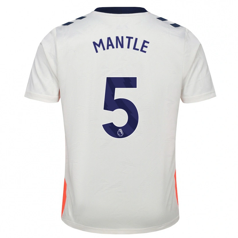 DanxenメンズDavid Mantle#5ホワイト オレンジ ロイヤルブルーアウェイシャツ2026/27ジャージーユニフォーム