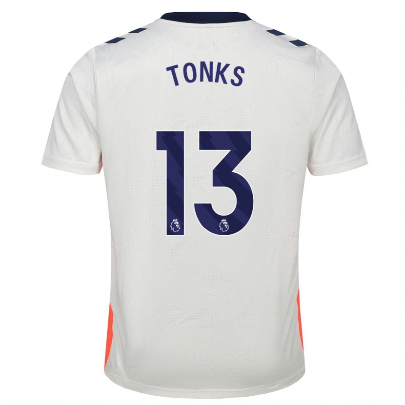 DanxenメンズHarrison Tonks#13ホワイト オレンジ ロイヤルブルーアウェイシャツ2026/27ジャージーユニフォーム