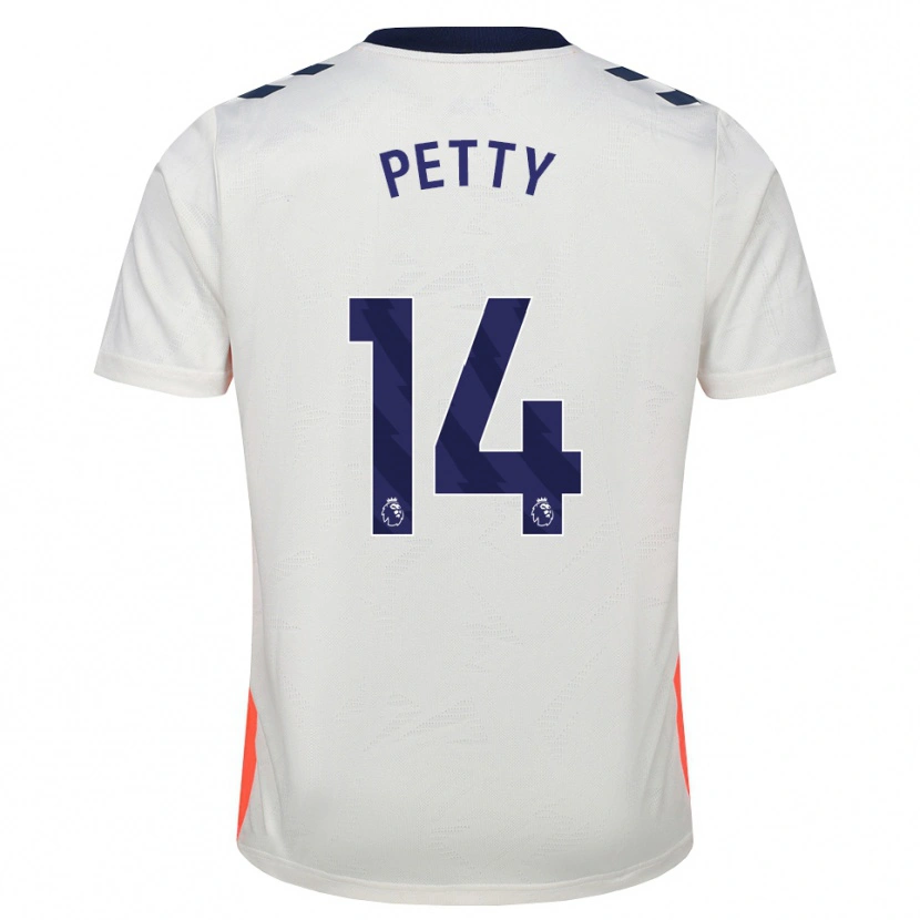 DanxenメンズBilly Petty#14ホワイト オレンジ ロイヤルブルーアウェイシャツ2026/27ジャージーユニフォーム