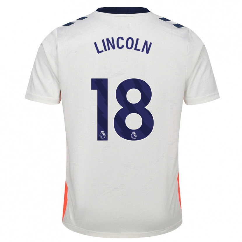 DanxenメンズKhavarni Lincoln#18ホワイト オレンジ ロイヤルブルーアウェイシャツ2026/27ジャージーユニフォーム