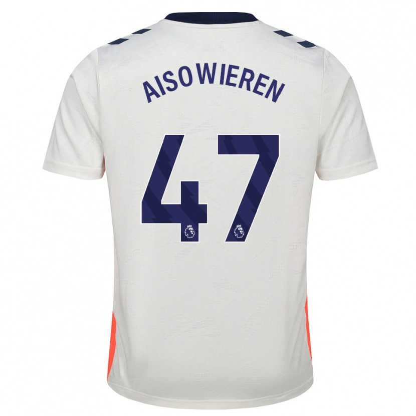 DanxenメンズEvan Eghosa Aisowieren#47ホワイト オレンジ ロイヤルブルーアウェイシャツ2026/27ジャージーユニフォーム