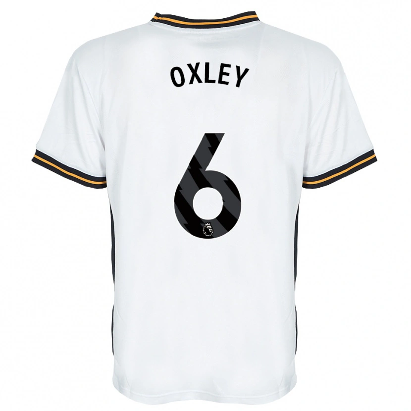 DanxenメンズTilly Oxley#6ホワイト オレンジ ブラックアウェイシャツ2026/27ジャージーユニフォーム