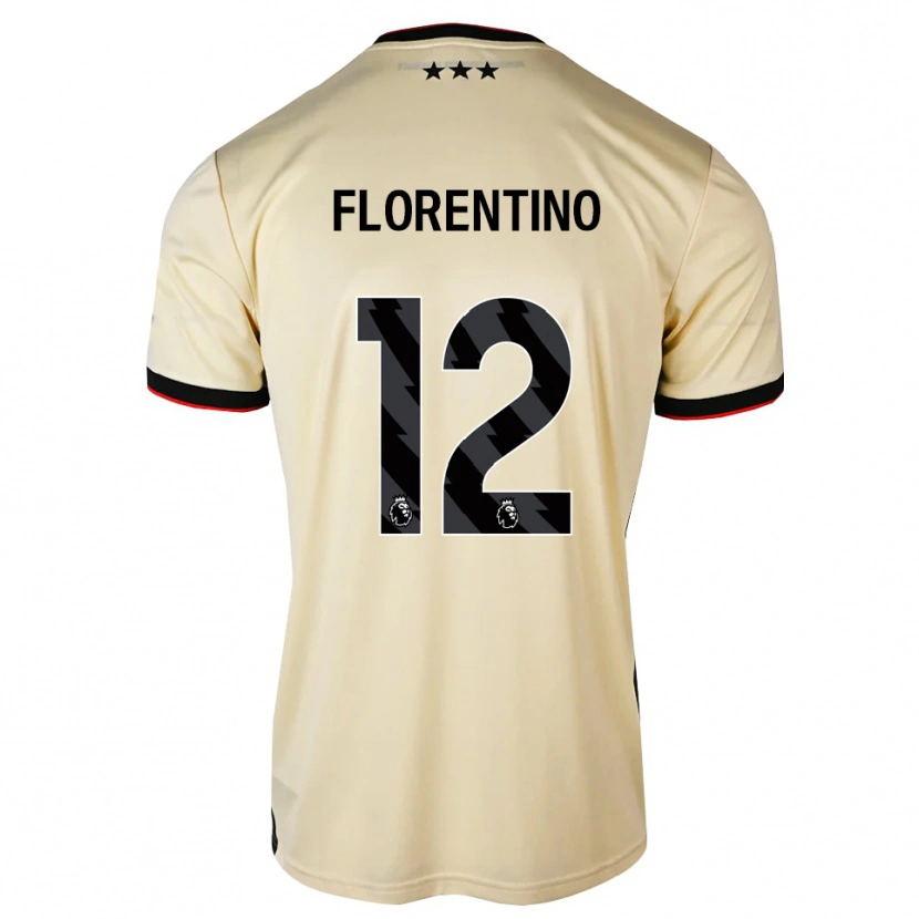 DanxenメンズFlorentino#12レモンシフォン ブラック レッドアウェイシャツ2026/27ジャージーユニフォーム