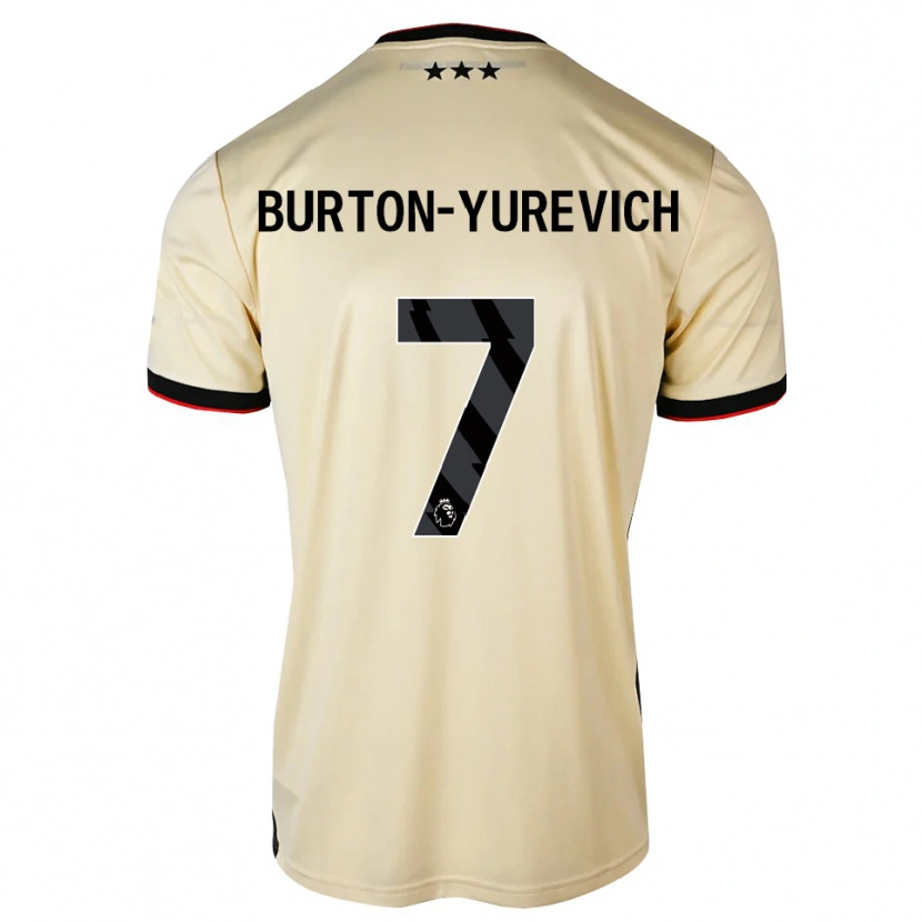 DanxenメンズRoman Burton-Yurevich#7レモンシフォン ブラック レッドアウェイシャツ2026/27ジャージーユニフォーム