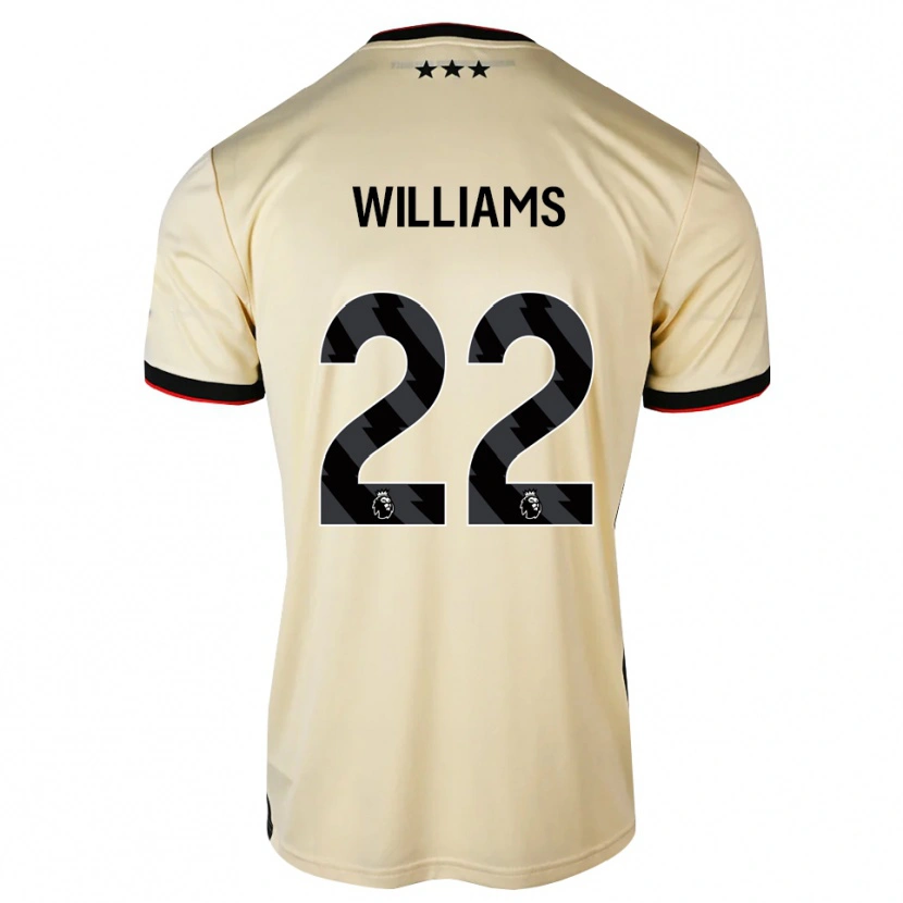 DanxenメンズEvie Williams#22レモンシフォン ブラック レッドアウェイシャツ2026/27ジャージーユニフォーム