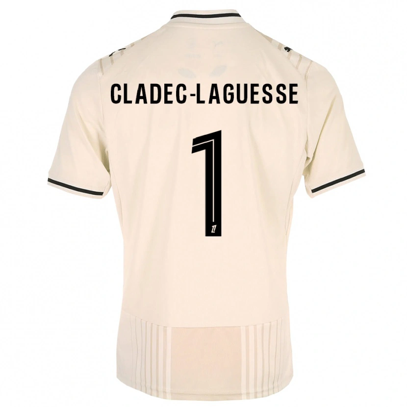 DanxenメンズChristopher Cladec-Laguesse#1オールドレース ブラック アンティークホワイトアウェイシャツ2026/27ジャージーユニフォーム